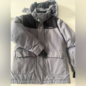 Ripzone Gray and Black Softshell Jacket youth size medium